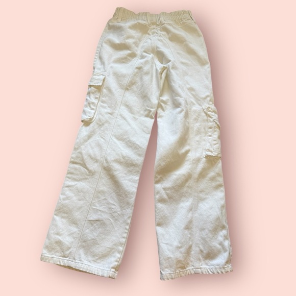 BDG RAE CARPENTER CARGO URBAN OUTFITTERS WHITE BAGGY WIDE LEG SIZE 29 - Picture 2 of 11